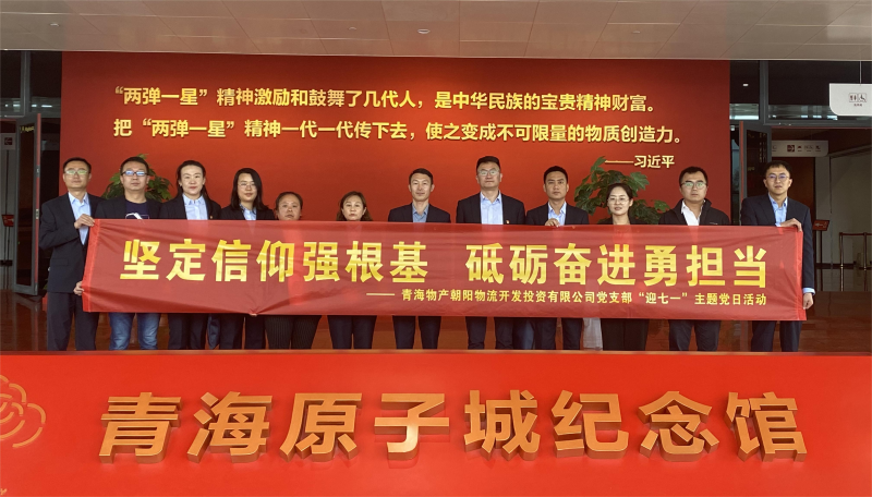 坚定信仰强根基，，，，，砥砺奋进勇担当 朝物开投公司党支部开展迎“七一”主题党日活动