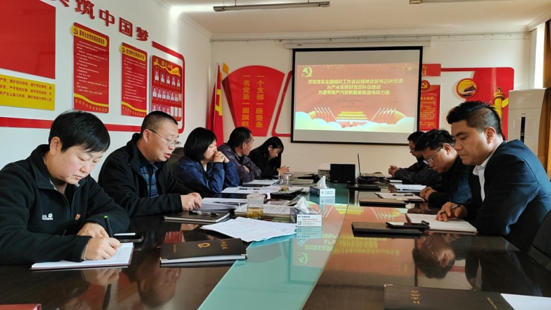 星空娱乐汽贸公司党支部学习贯彻习近平总书记 关于国有企业改革发展和党的建设重要论述 并谋划具体工作