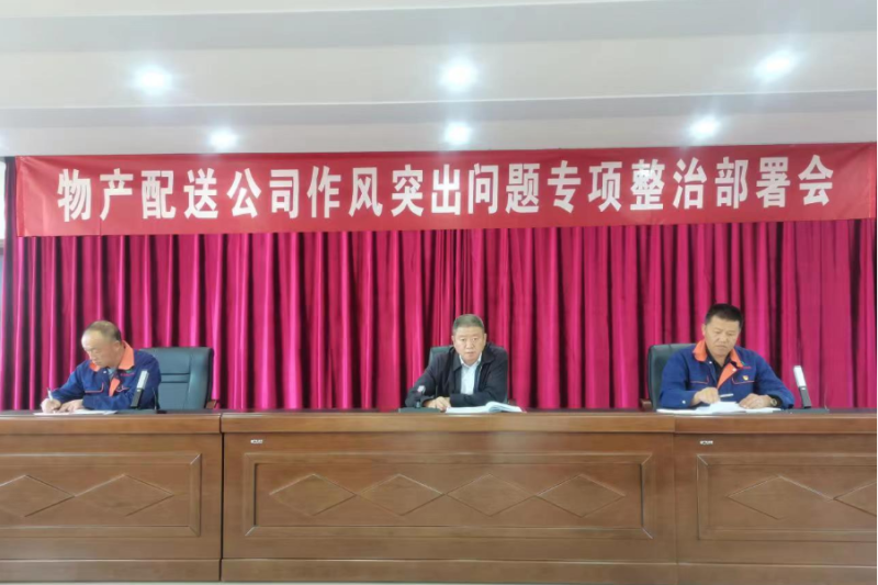 星空娱乐配送公司党委召开作风突出问题 专项整治部署会