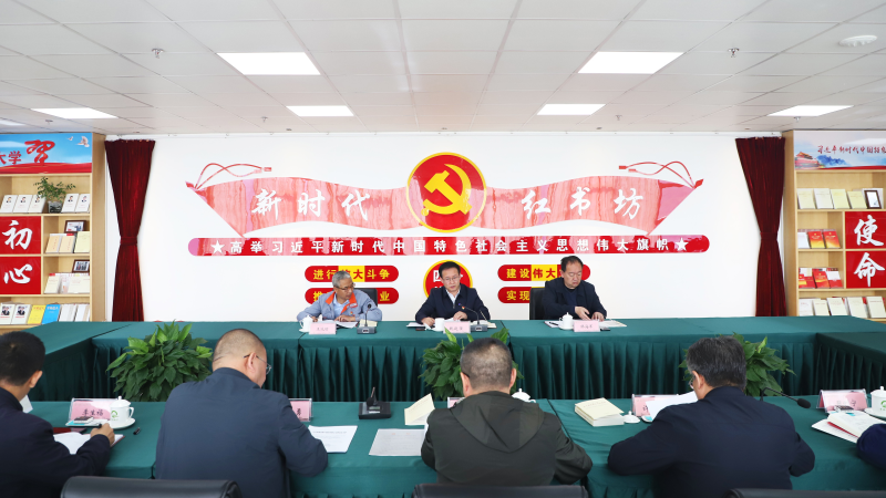 省星空娱乐集团召开党建暨主题教育工作推进会