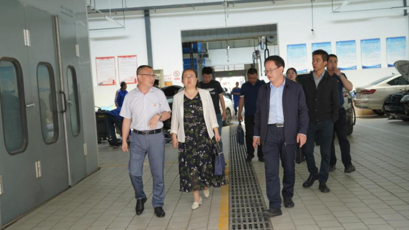 省委主题教育第九巡回指导组莅临星空娱乐汽贸公司督导调研主题教育各项工作
