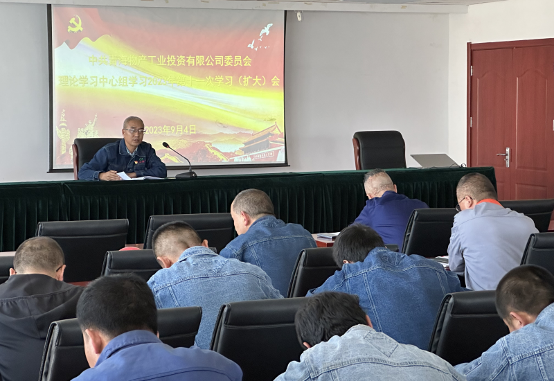 星空娱乐工投公司党委召开2023年度 第十一次理论学习中心组学习（扩大）会
