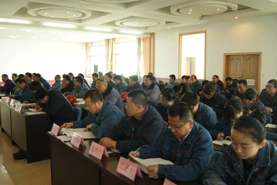 星空娱乐工投党委召开2014年度党建工作和党风廉政建设工作考核大会