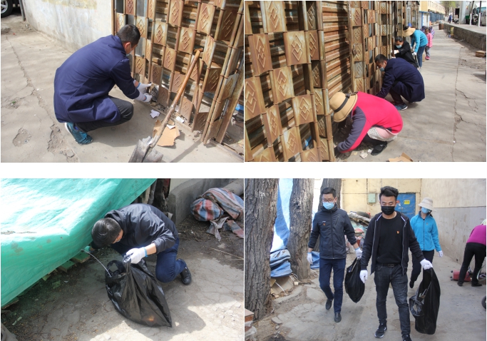 中共青海省第三建筑工程有限公司支部委员会开展“党旗领航，，，，，，，，爱卫同行”主题党日活动